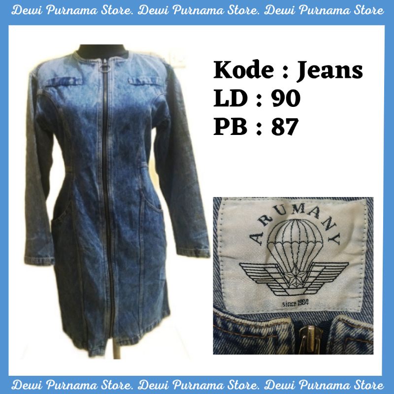 Coat bahan katun/parasut import murah