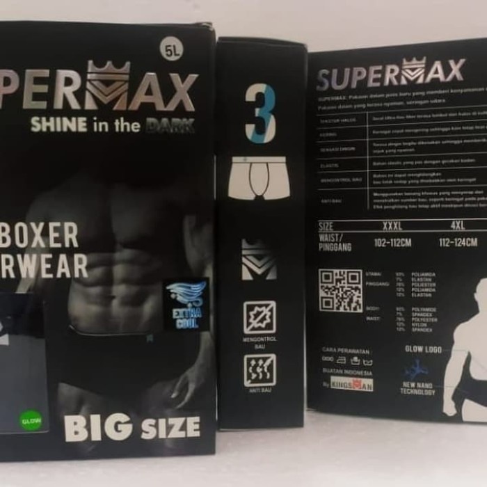 CELANA BOXER PRIA JUMBO BOXER BIG SIZE BOXER KINGSMAN 3XL 4XL 5XL BEST SELLER