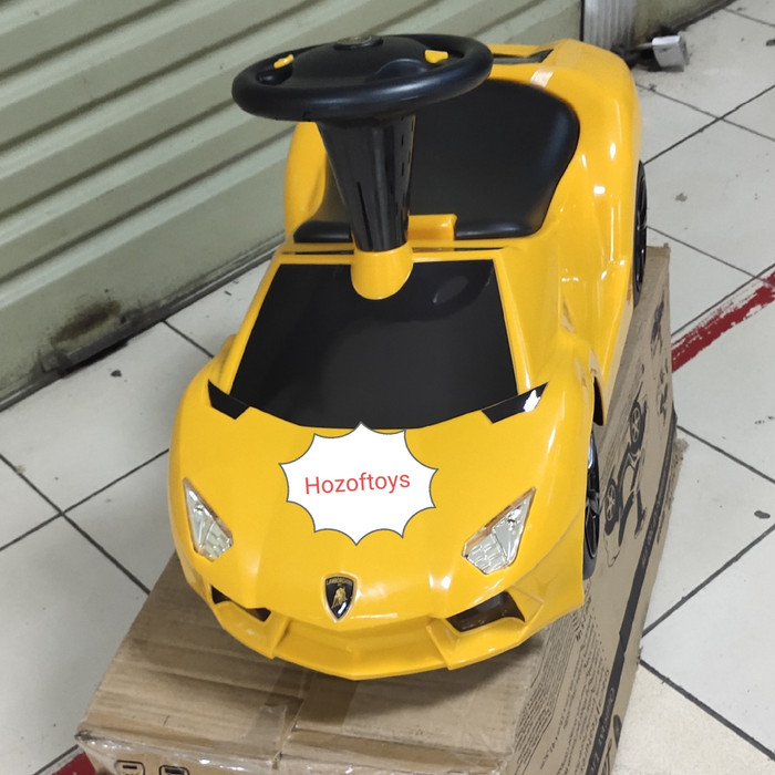 RIDE ON LAMBORGHINI ANAK MAINAN MOBIL DORONG ANAK