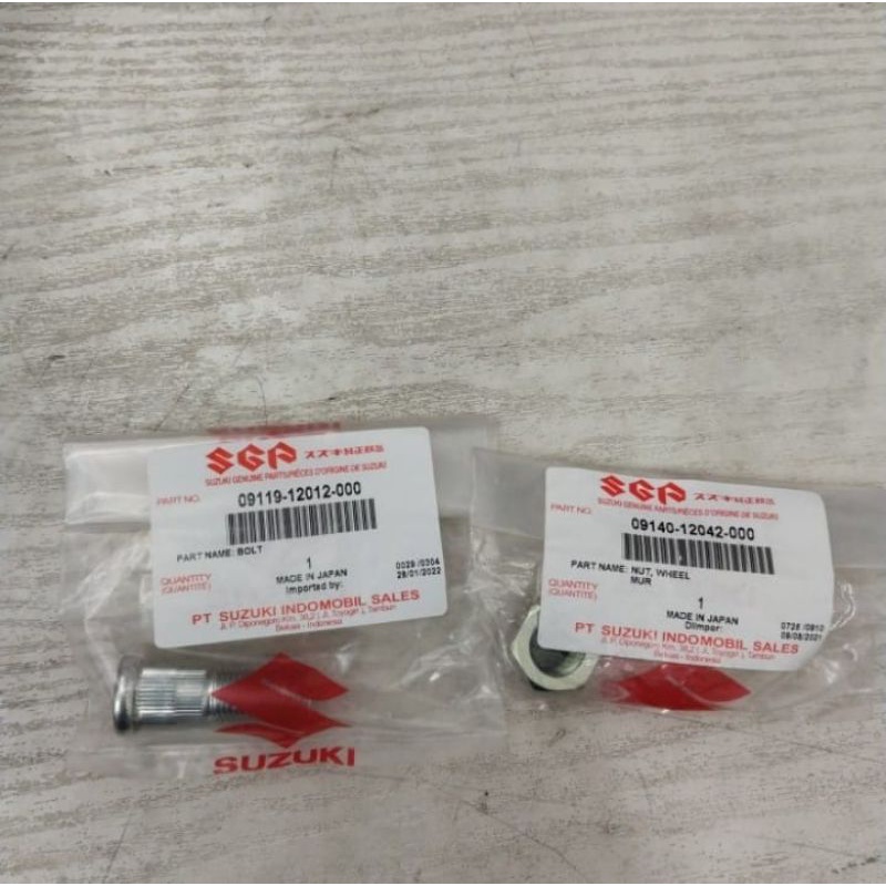 Baut Roda Mur Roda Belakang Suzuki New Carry Futura Splash Original Suzuki SGP