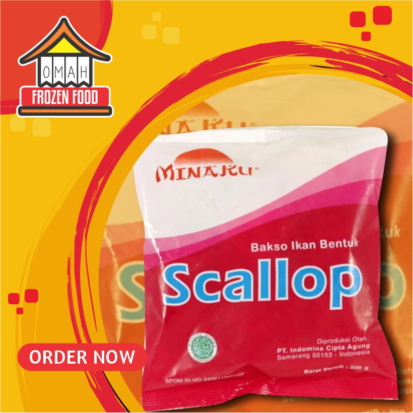 

Minaku Ikan Olahan Scallop 200g (NON COD DILUAR KARISIDENAN SOLO)