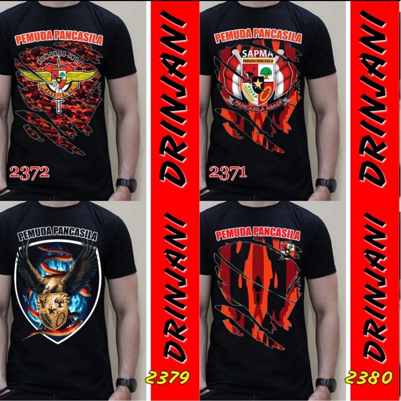 kaos / baju / ormas / pemuda pancasila / komando inti / pp / garuda