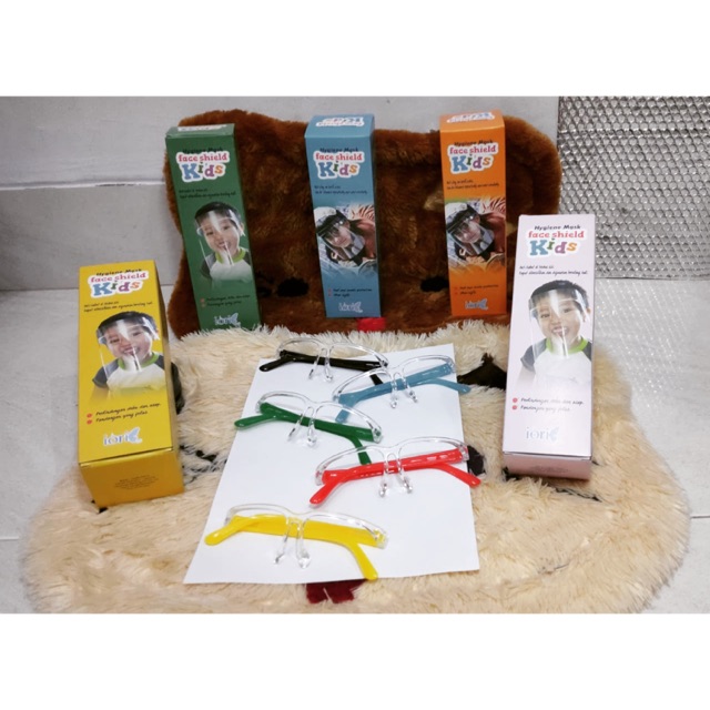 Faceshield anak/faceshield kids/faceshield half frame