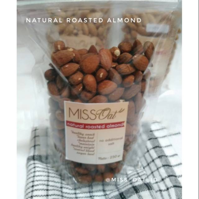 

Natural Roasted Almond 250 gr