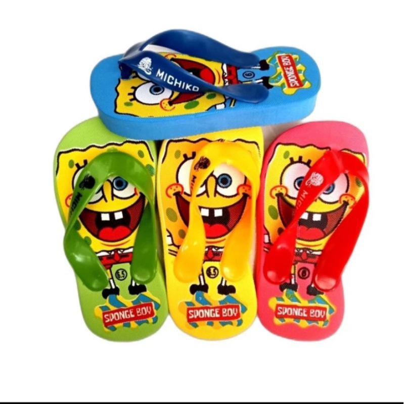 Sandal jepit anak Spongebob dari Michiko