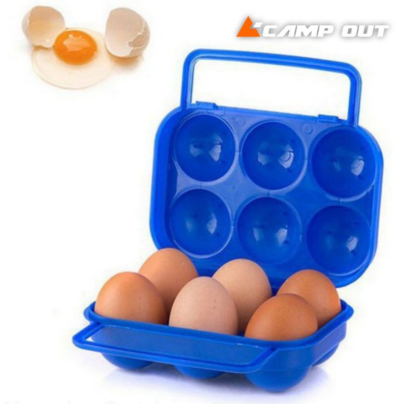 Egg tray - tempat telor - tempat penyimpanan telur - egg case - tempat telur camping portable