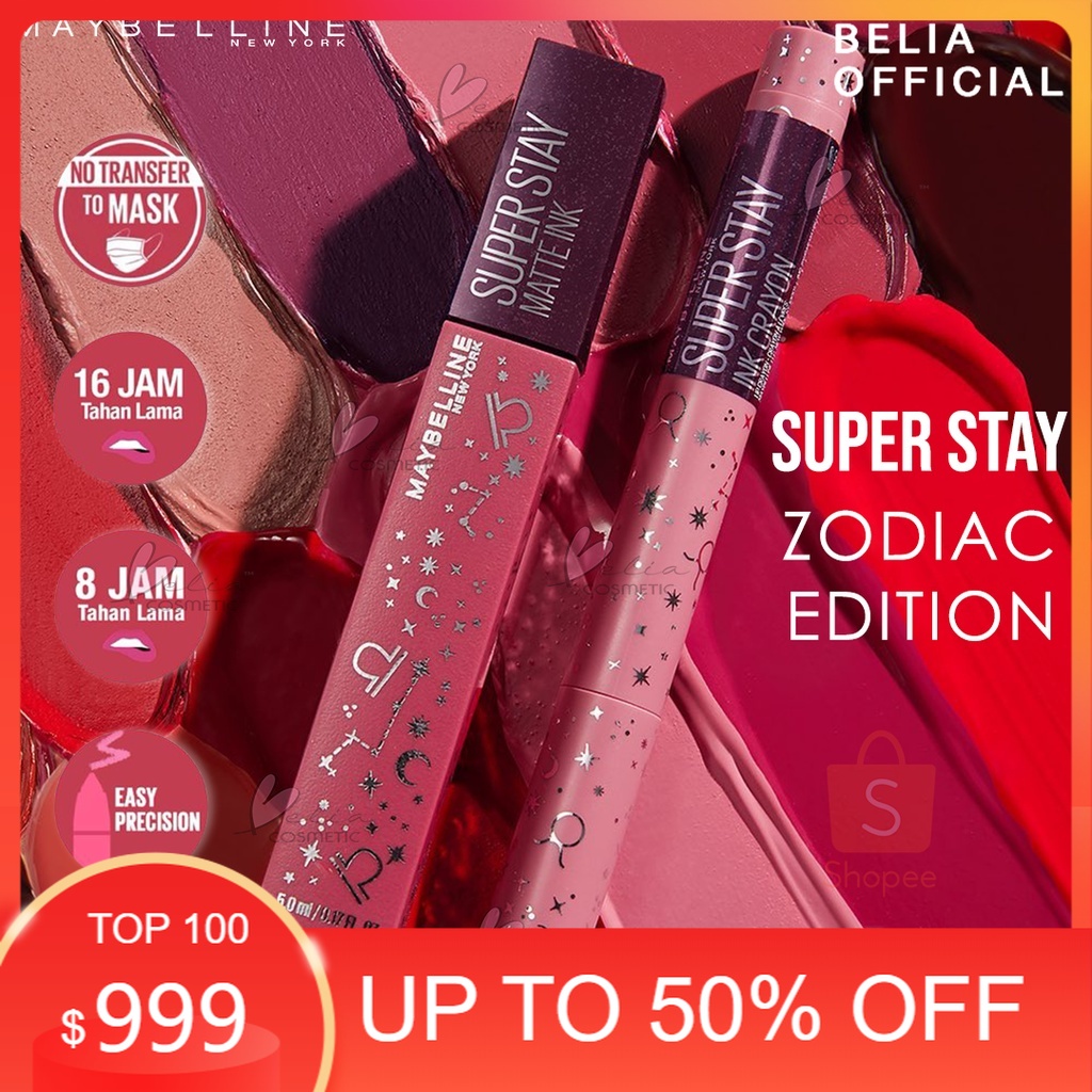 ❤️ WIFI ❤️  [LIMITED EDITION] Maybelline Superstay Zodiac (SSMI  Superstay Crayon) Ink Crayon  Super