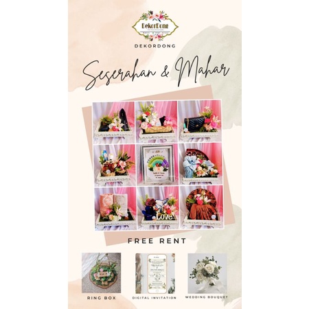 Jasa hias dan sewa seserahan