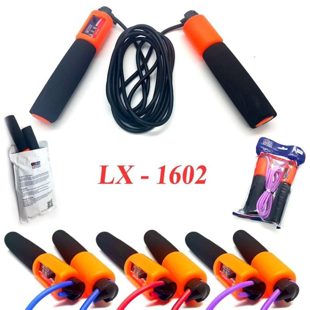 Jump Skipping Rope Soft Handle Counter Tali Skiping Automatis / lompat tali / alat lompat / skipping / SKIIPING PREMIUM / SKIPPING BEARING / SKIPPING TALI 3 METER