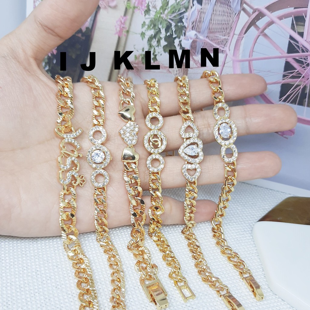 Gelang Xuping Lapis Emas Gold Perhiasan Imitasi - BB124