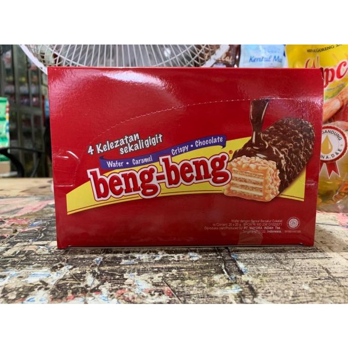 

Beng Beng Wafer Coklat - 1 box =20 pc