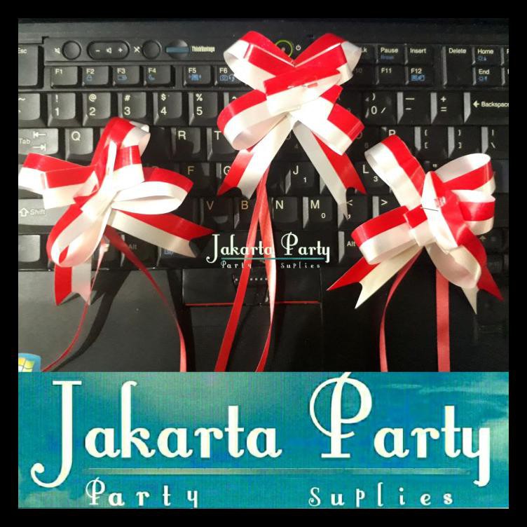 

Pita Serut Merah Putih / Pita Tarik Merah Putih Size 18Mm X 390Mm Terlengkap