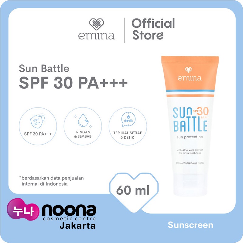 EMINA Sun Battle Sun Protection Spf 30 Pa+++ - 60ML -NJ