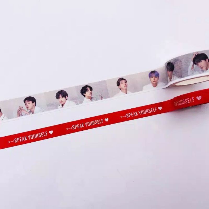 Selotip solatip washi tape bts speak your self