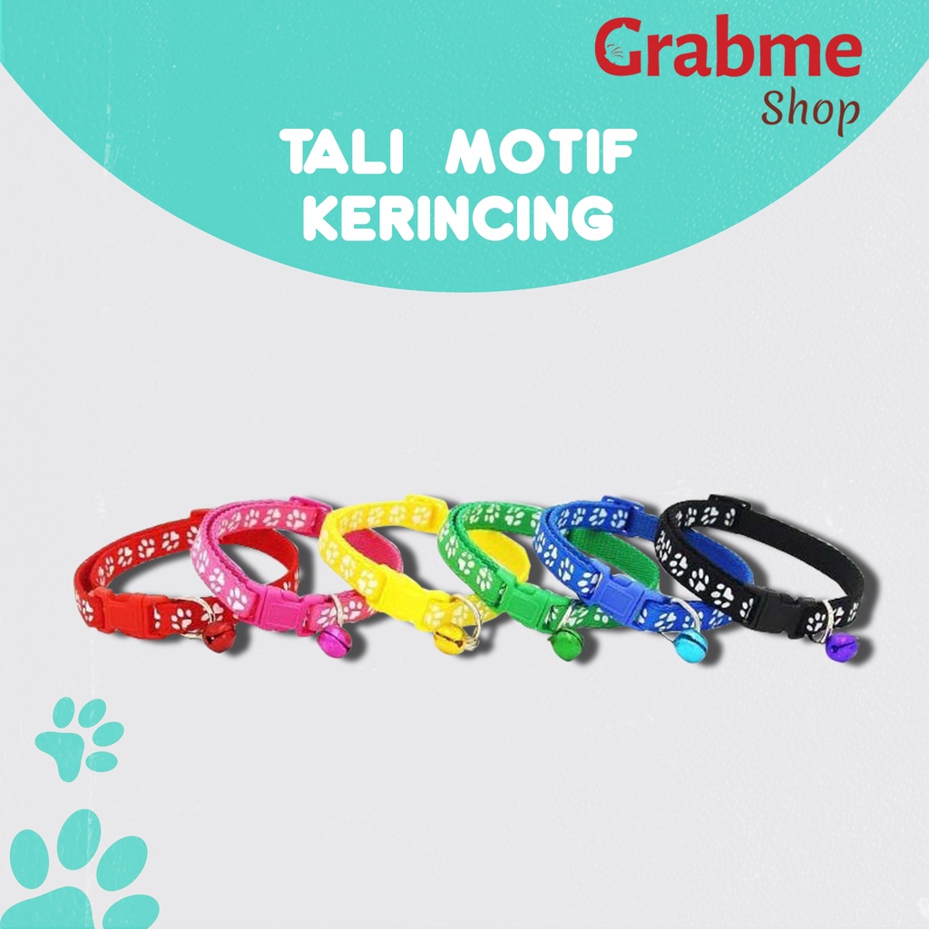 Kalung Tali Motif Kerincing untuk Anjing dan Kucing