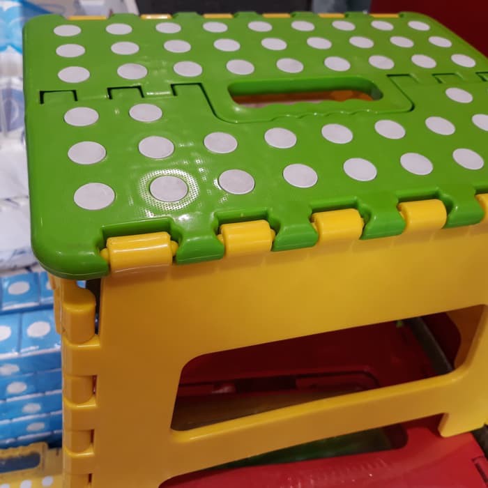 BANGKU PLASTIK KURSI LIPAT TINGGI 27CM