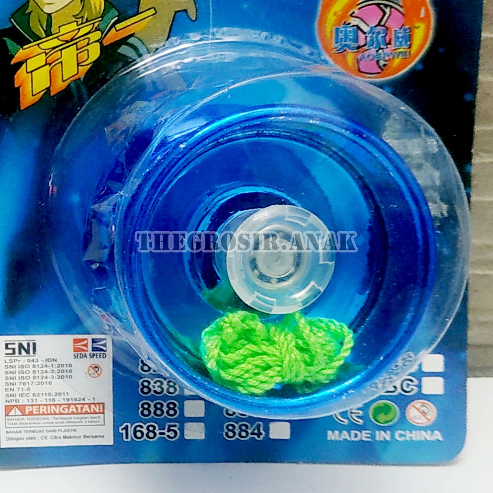 Yoyo 3 Bearing Chrome Bahan LOGAM BESI Warna RANDOM Blazing Teen
