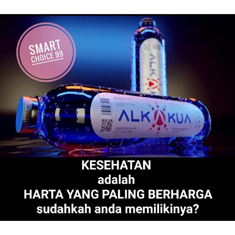 Ionasis ALKAKUA Air Minum Dalam Kemasan untuk Kesehatan (1 Dus isi 24 Botol @ 500 ml)