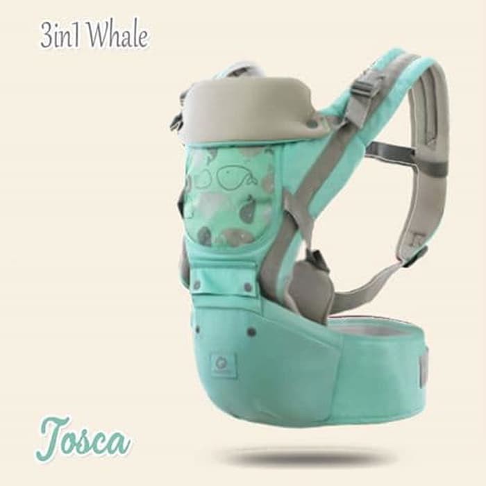 AIEBAO HIPSEAT 3in1 MOTIF WHALE 6617