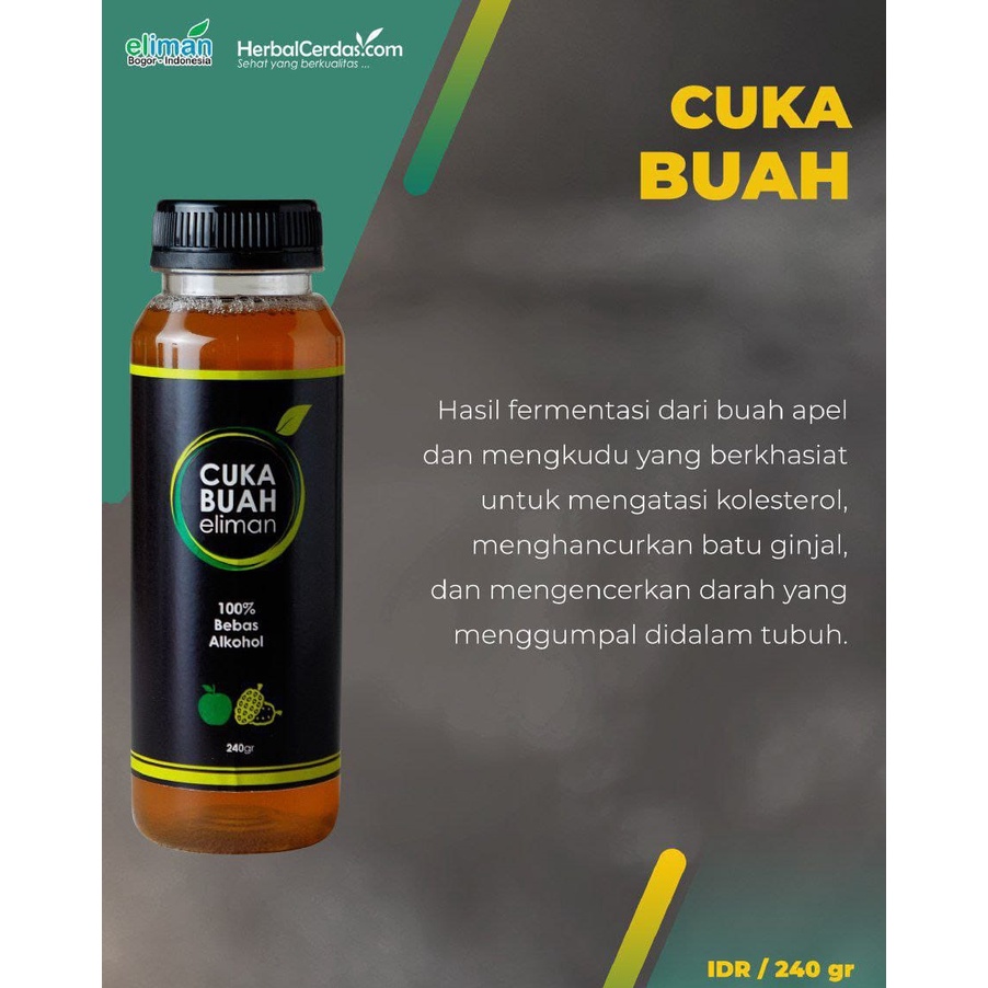 CUKA BUAH (Murni Fermentasi buah dan Madu)