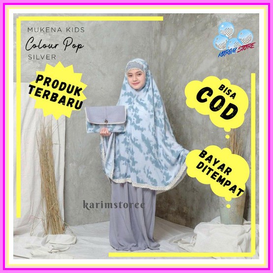 Mukena Nama Anak / Mukena Anak Lucu / Telekung Anak / Rukuh Anak / Muk Rukuh Mukena Anak Model Tyedi