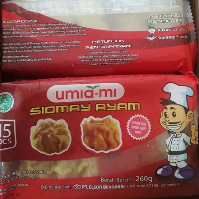 

Siomay Ayam 260gr