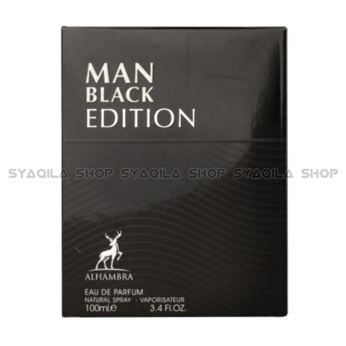 Parfum Import Man Black Edition By Maison Alhambra Original UAE 100ML