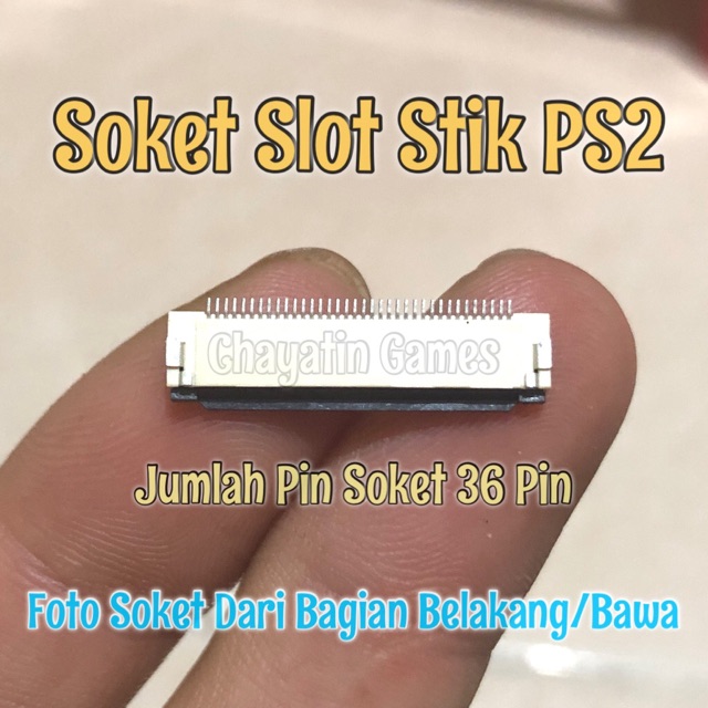 SOKET SLOT STIK MESIN PS2 FAT / TEBAL ALL SERI (10RB/15RB/18RB/30RB/50RB)