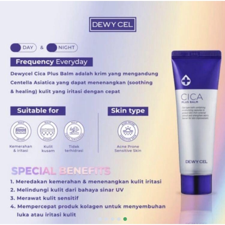 DEWYCEL Cica Plus Balm / cream regenerasi kulit 50ml