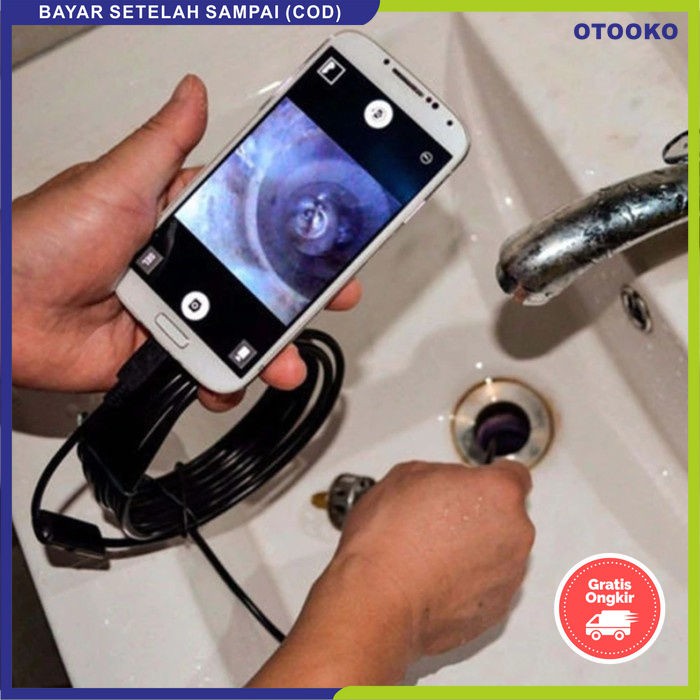 Android Camera Endoscope 720P IP67 Waterproof Kecil mini Kabel OTG