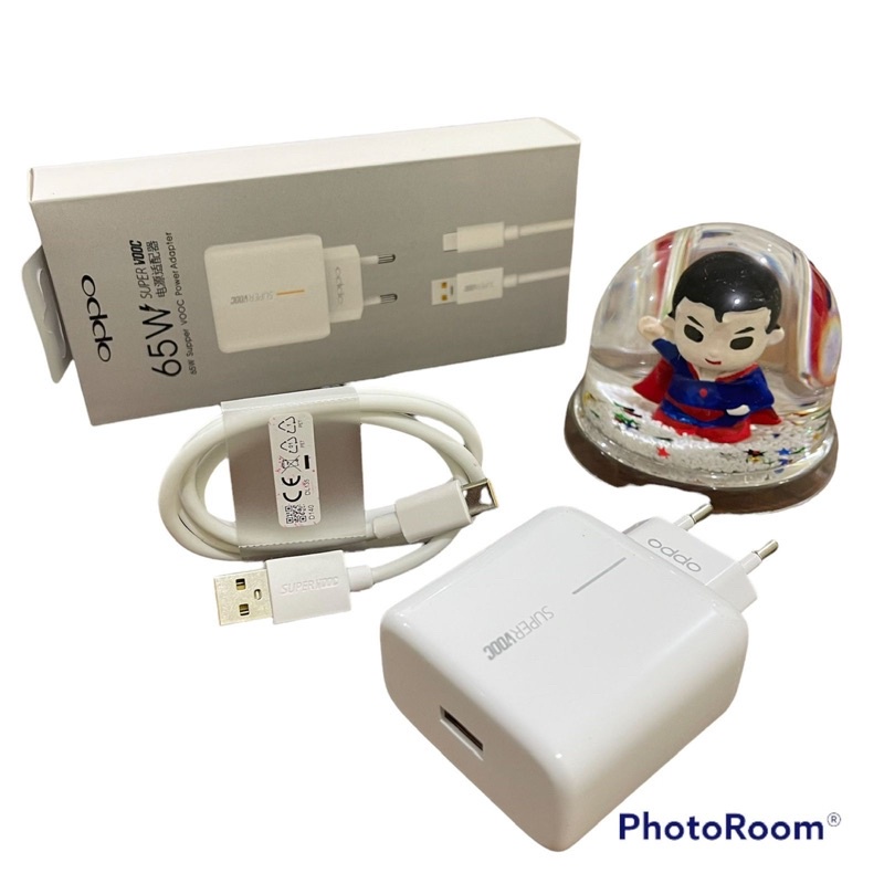 CHARGER OPPO 65W SUPER FLASH CHARGER TYPE C & MICRO USB SUPER VOOC 65 W ORIGINAL
