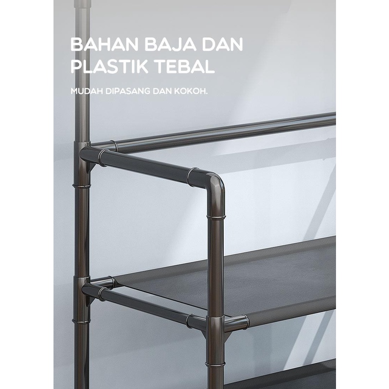 Samono SSR004 Shoe Rack Rak Sepatu Anti Karat Serbaguna Multifungsi