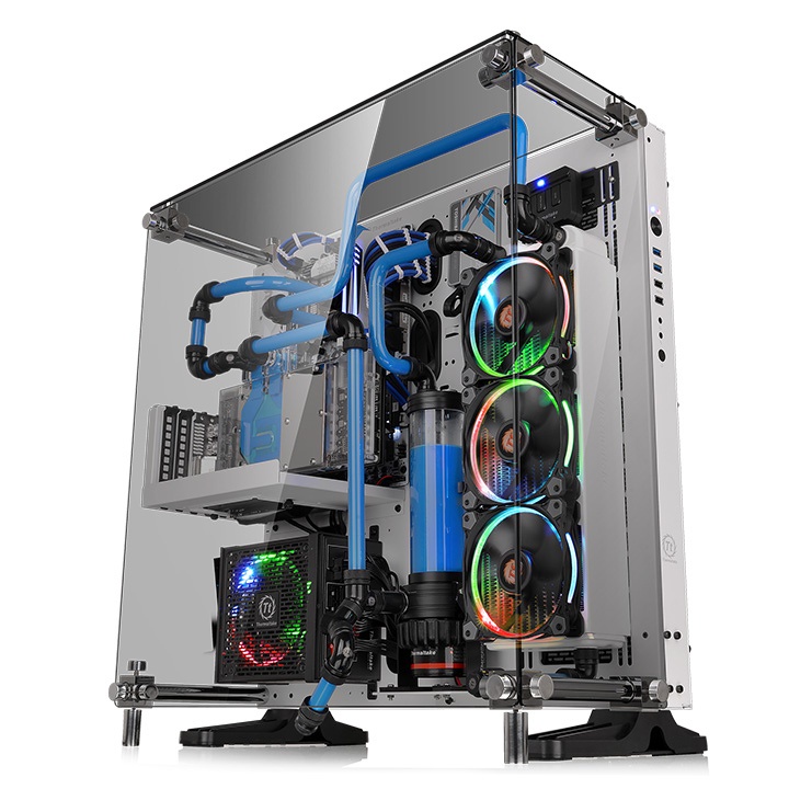 Thermaltake Casing Core P5 Tempered Glass Snow Edition ATX Wall-Mount