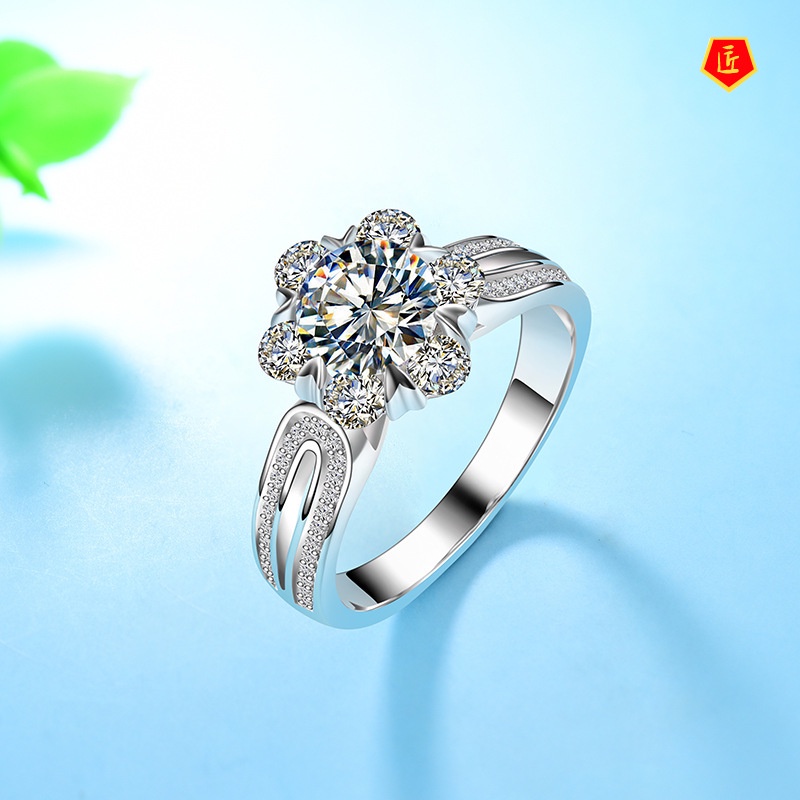 [Ready Stock]Fashion Classic Moissanite Ring