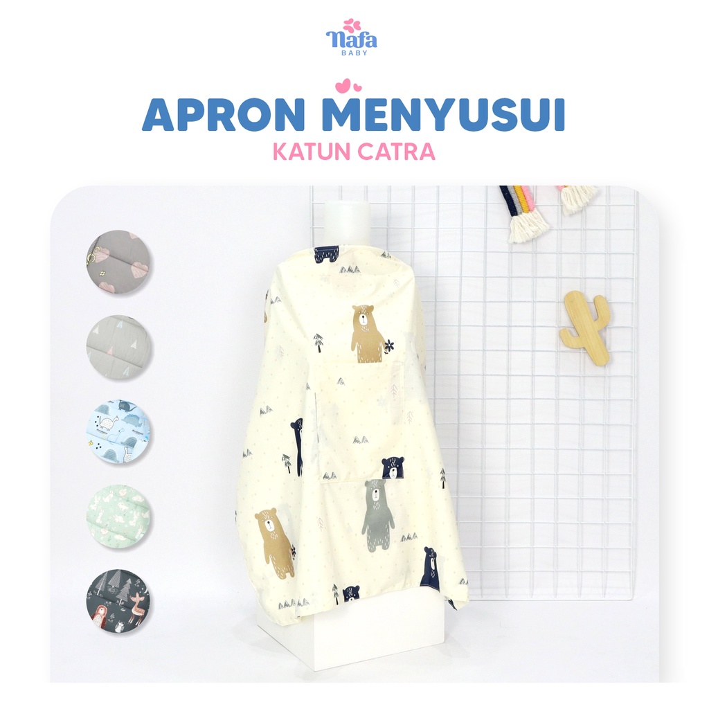 NAFA BABY - Apron Menyusui | Nursing Cover | Penutup Menyusui