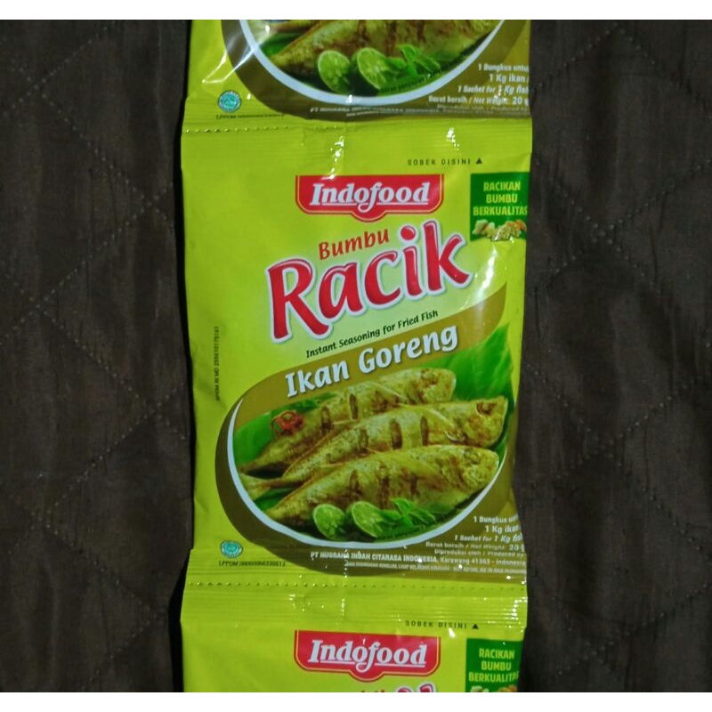 

Indofood Bumbu Racik Ikan goreng (20 g)