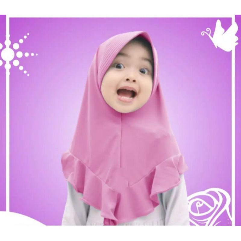 Hijab Anak Bayi Falisha 0-3thn / Jilbab nyaman murah adem kerudung kualitas PREMIUM