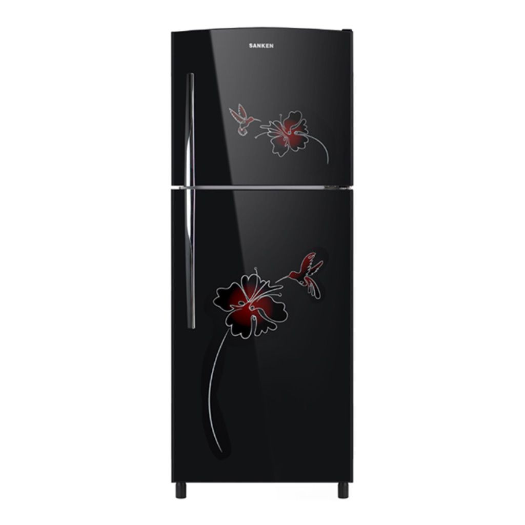 RRMS Sanken  Sk-G236 Ah-Bk Kulkas 2 Pintu Hitam 230L