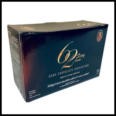 

Dark Chocolate Couverture 62% Tulip 1Kg Cokelat Hitam Kovertur