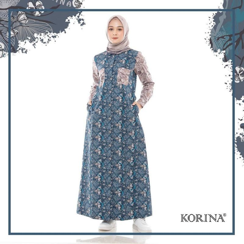 MARINA DRESS FLORAL NAVY BY KORINA