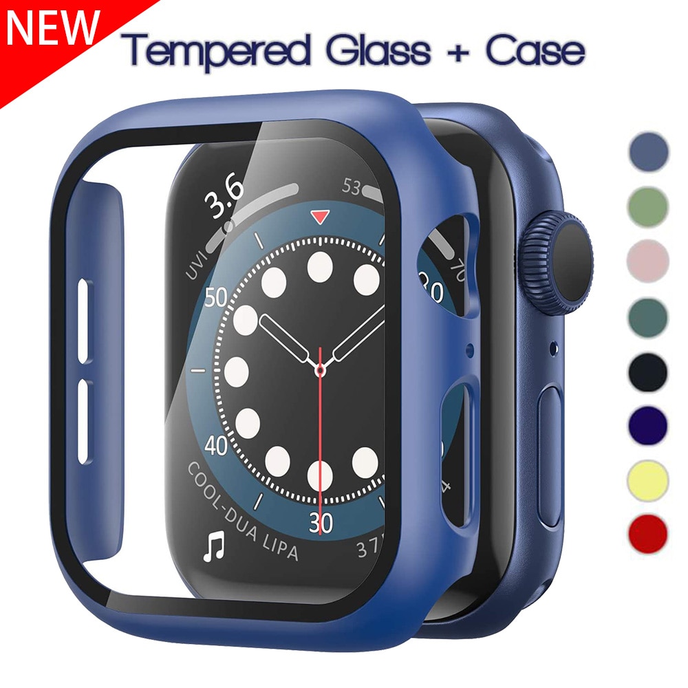 Case Pelindung Layar Transparan Untuk Apple Watch Seri 6 / 5 / 4 / 3 / 2 / 1 Se