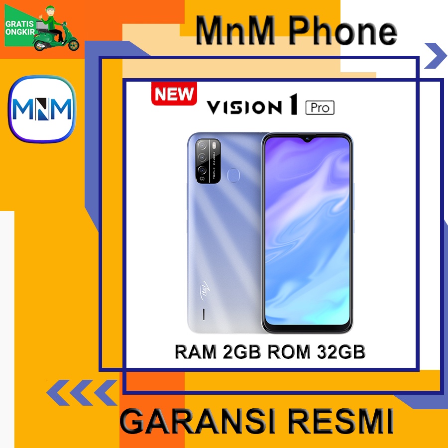 Infinix ITel Vision 1 Pro 2/32 RAM 2GB ROM 32GB Garansi Resmi