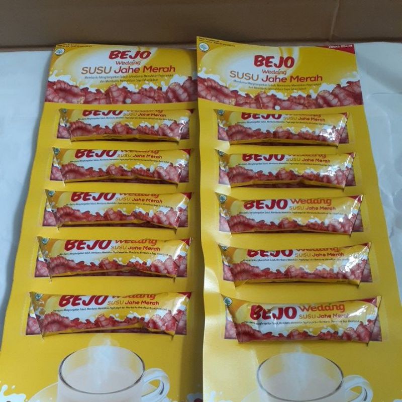 

BEJO WEDANG SUJAMER 2 RENCENG ISI 10 SACHET @ 10,5 g