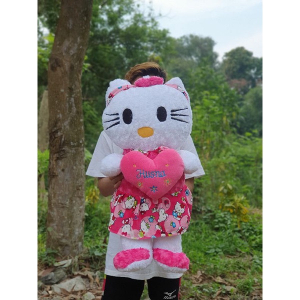 

boneka hellokitty pita jumbo (free ukir nama)