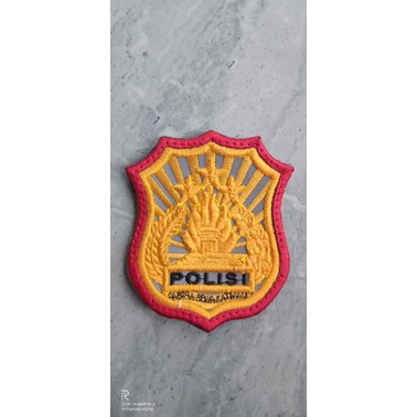 logo bordir polisi