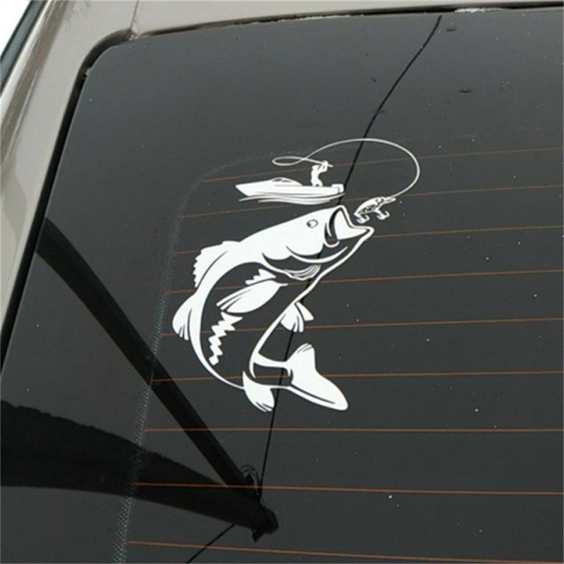 Stiker Mobil / Sticker Mobil Motif Mancing Mania