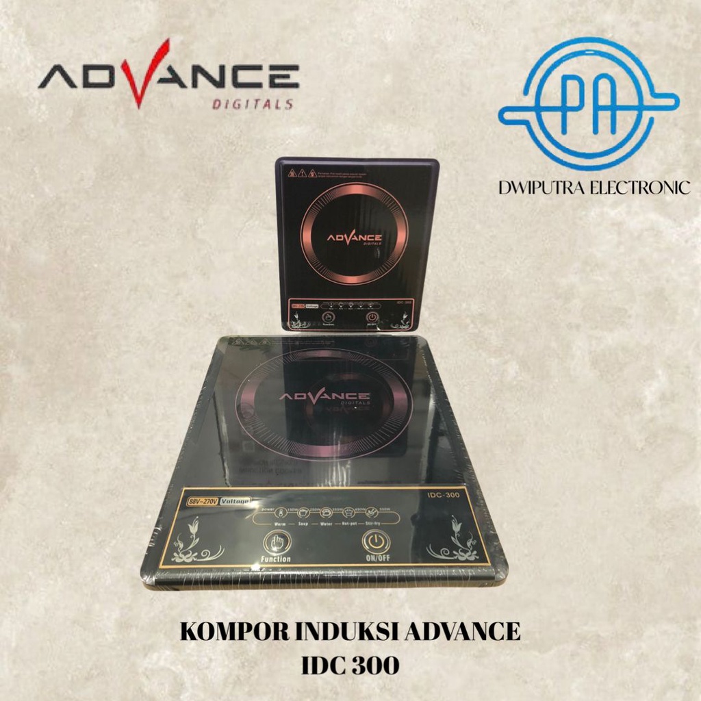 KOMPOR INDUKSI KOMPOR LISTRIK KOMPOR LISTRIK INDUKSI ADVANCE IDC300 IDC-300 IDC 300 LOW WATT