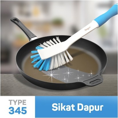 BAGUS Sikat Nilon Dapur / Sikat Panci Dish Brush Nylon Tipe 345