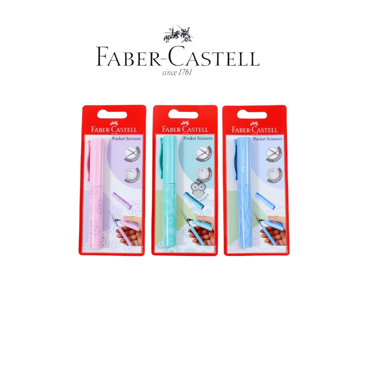 

Gunting Pocket Faber-Castell Uk 11 cm Gunting Portable Bentuk Pulpen Gunting Saku Bahan Stainless Steel Scissors 559753 589751 589728 – Satuan SHABQ