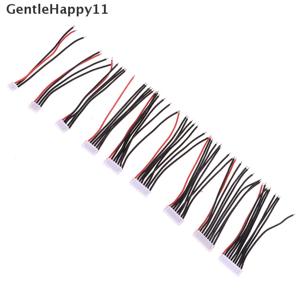 Gentlehappy 5Pcs 2-10P LiPo Baterai Balance Charger Kabel Kawat 22AWG JST-XH Balancer Cable